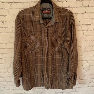 Back packer men’s flannel